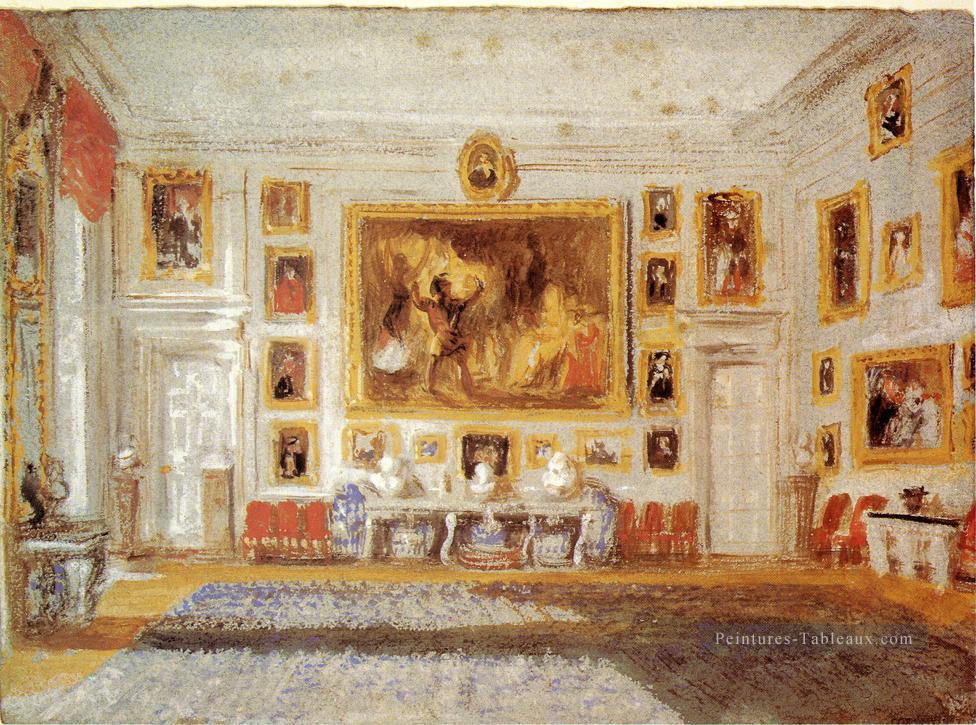 Petworth the Drawing room romantique Turner Peintures à l'huile